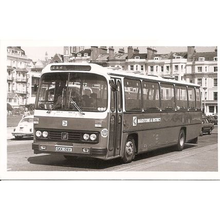 Black & White Photograph of Maidstone & District Motor Services Ltd. - GKK 156V