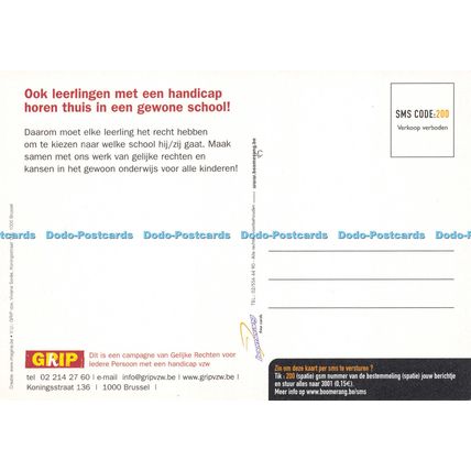 D028599 Onderwijs met een Handicap. Grip. Boomerang. Viviane Soree