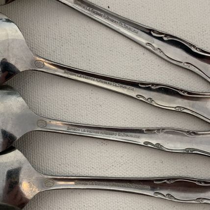 Oneida LTD Simeon L & George H Rogers Co Stainless HOMESTEAD Spoon Set 6" & 6.5"