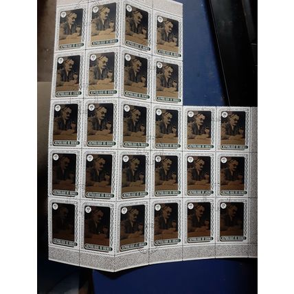 republic of guinea stamps part sheet 1972 40f