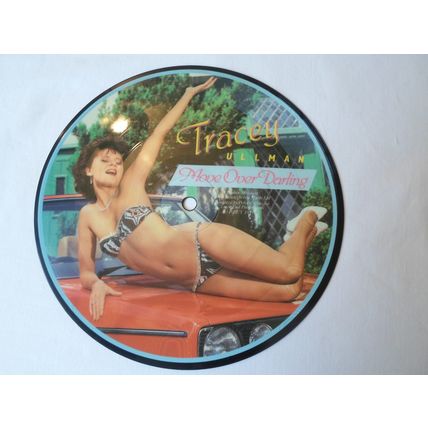 7" 1983,PICTURE DISC, TRACEY ULLMAN.MOVE OVER DARLING.STIFF PBUY 195. NEAR MINT