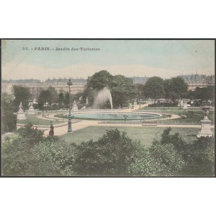 Jardin des Tuileries, Paris, c.1900-05 - CPA