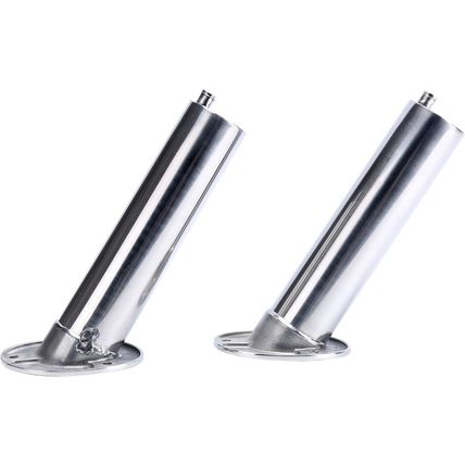 Amarine Made (Set of 2) Heavy Duty Stainless Steel 316 Deluxe Rod Holders with D