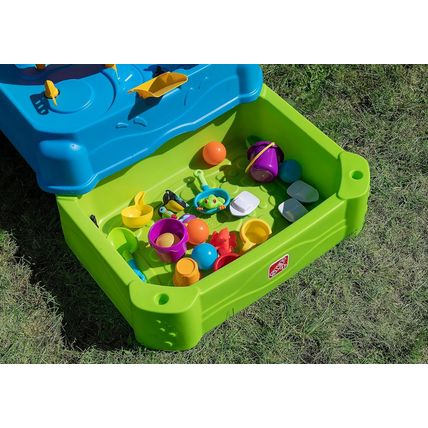 Step2 Waterpark Wonders Two-Tier Water Table, Kids Water Activity Sensory Playse