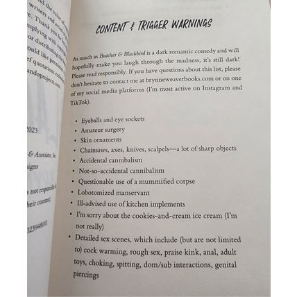 Butcher & Blackbird-Brynne Weaver-Trade paperback book-The Ruinous Love Trilogy
