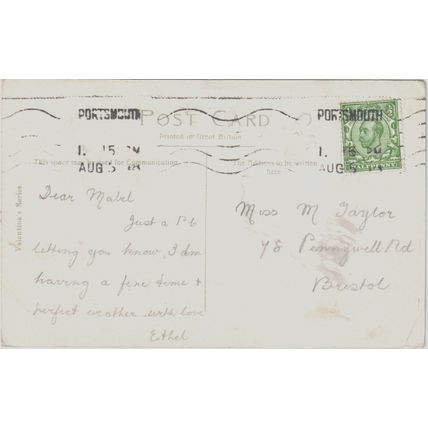 South Parade Beach Southsea Hampshire Postcard (QHAM312)