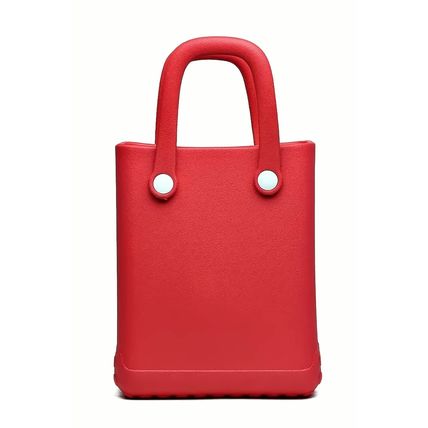 Fiery Red Waterproof EVA Hollow Tote Bag