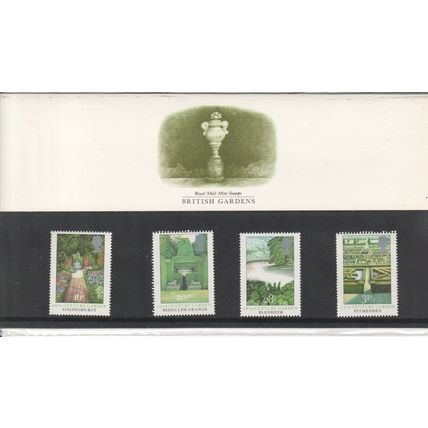 GB stamps 1983 Presentation Pack- SG 1223-1226 - British Gardens