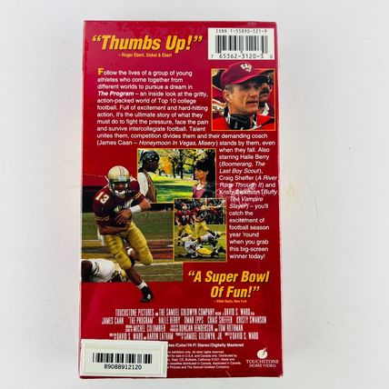 The Program VHS Video Tape NEW Factory Sealed Halle Berry, James Caan, Omar Epps