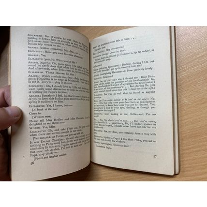 1956 RUDOLF BESIER "THE BARRETTS OF WIMPOLE STREET" DRAMA PLAY PB BOOK (P2)
