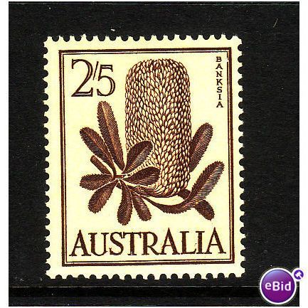 Australia 1960 2s 5d Banksia Sg 325 m mint