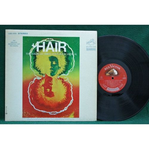 Curry/Dyson/Eaton/Galloway/Keaton - Hair-Original Broadway Cast - LSO 1150 - EX