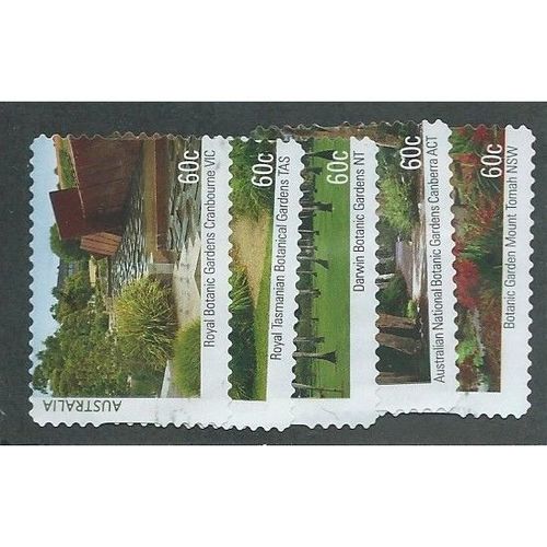 AUS 2013 SET (S/A) 'BOTANIC GARDENS -' (5v) FINE USED (EBID37-967)