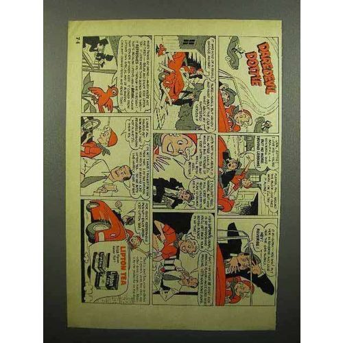 1952 Lipton's Tea Ad - Daredevil Dottie