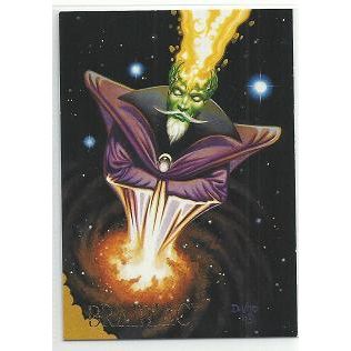 DC VILLAINS card # 85 ' BRAINIAC ' (1995 )