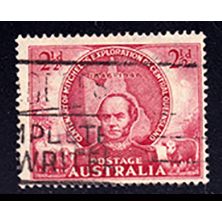 Australia 1946 Thomas Mitchell 2 1/2d Used Stamp CofA Wmk