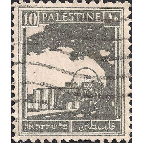 PALESTINE, Rachel's Tomb, grey 1927, 10 Mil, #3