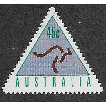 AUS 1994 45c (S/A) 'GOLD, EMERALD AND BRIGHT LILAC' FINE USED (EBID67-055)