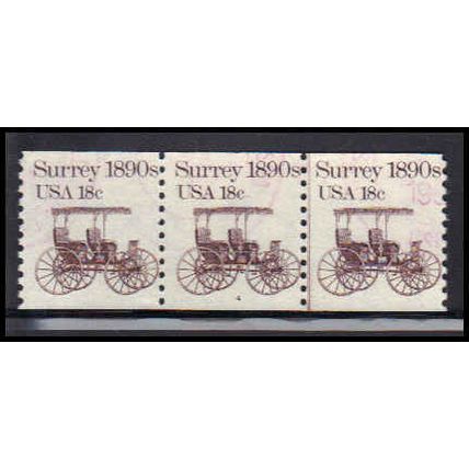 Used 1907 18c Surrey Barely Clears PNC 4/3 PA2439