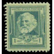 864 1c Henry Longfellow Fine MNH M08308