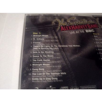 THE SENSATIONAL ALEX HARVEY BAND - LIVE AT THE BBC - CDALBUM 2009 -2DISC