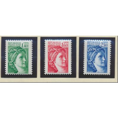 France Stamps Scott #1755 To 1757, Mint Never Hinged