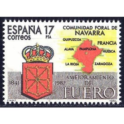 España. 1984. Mi # 2652. Navarra. Statute of Autonomy