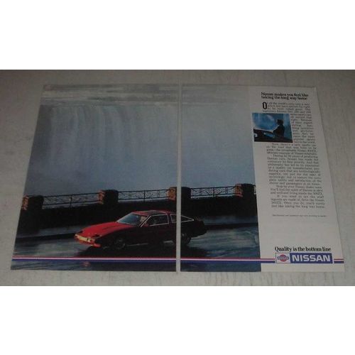 1985 Nissan 300ZX Ad - Nissan makes you feel like taking the long way home