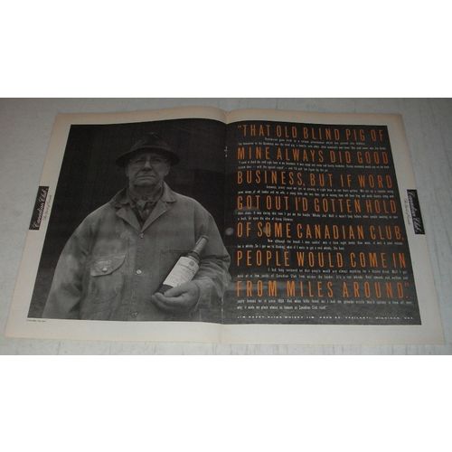 1989 Canadian Club Whisky Ad - That old blind pig of mine always did good