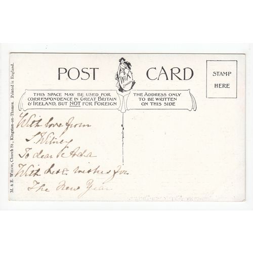 Queen's Promenade Kingston-on-Thames Surrey Art Postcard