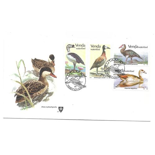 SthAfrica.Venda.Waterfowl set of 4.First Day Cover.Mar20