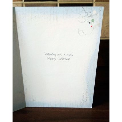 Me To You Christmas Cards - Wonderful Uncle - Glitter Card - 033