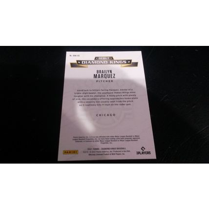2021 Panini Diamond Kings Debut Diamond Kings Card # DDK-CC Brailyn Marquez