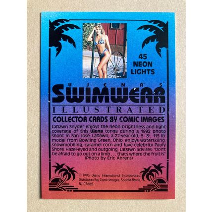 Ujena Swimwear Illustrated 1993 Edition Base trading card # 45 LaDawn Snyder (A)