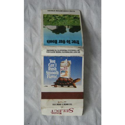 Matchbook cover Winston Select Cigarettes 1994