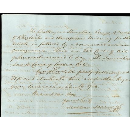 1859 London Transatlantic FLS, Ship "Arabia" -Archer & Bull, NY, "24" "19" Cents
