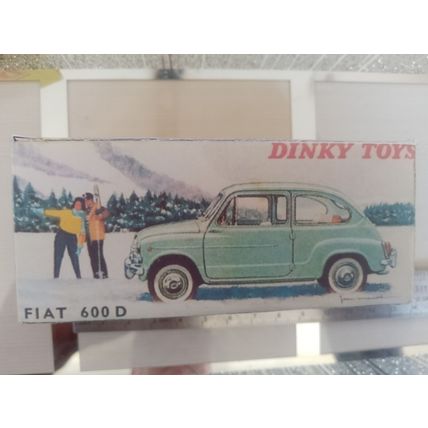 Dinky No520 FIAT 600 D - Reproduction / Replica Box