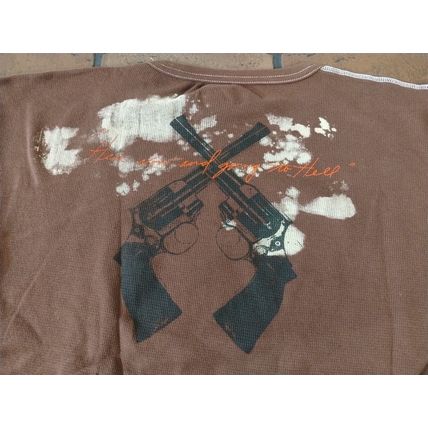 GUNS N ROSES- Embroidered Premium LS Thermal T-shirt ~Never Worn~ M L XL