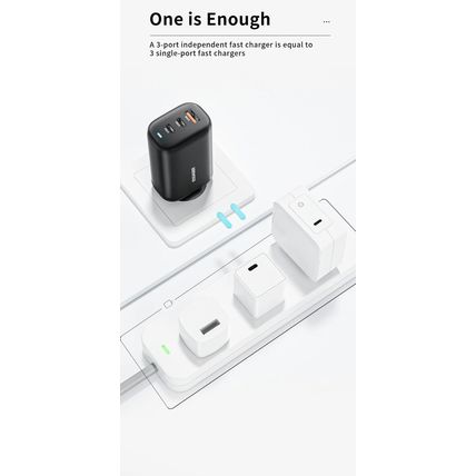 Essager 65W GaN Charger USB Type C For Laptop MacBook Pro Wall Charger UK Plug