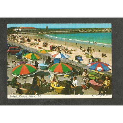 Postcard Channel Islands Guernsey John Hinde 2J80 Pembroke l' Ancresse