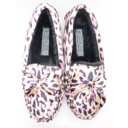 Ladies Slippers Pink & Black Animal Print Gift Footwear UK Sizes 5
