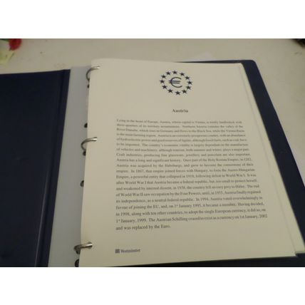 Westminster - Coin Collection Album - for 10 Countries - Places for Pre and Post