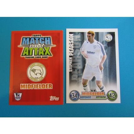 Stephen Pearson - Derby County Match Attax 2007/08 Football Card