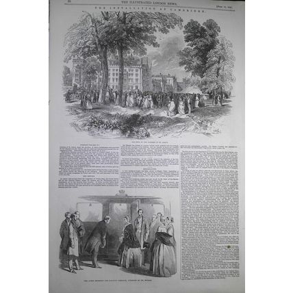 "The Installation at Cambridge" - Illustrated London News, July 10, 1847