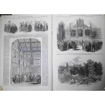 "The Installation at Cambridge" - Illustrated London News, July 10, 1847