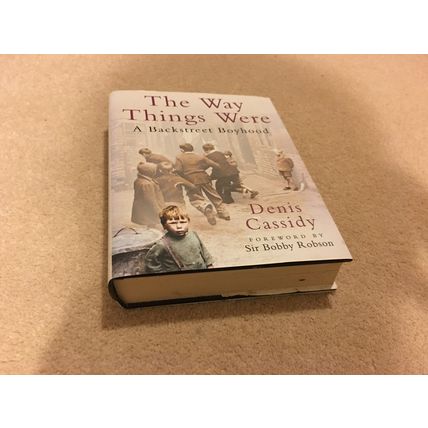 The Way Things Were: A Backstreet Boyhood, D. Cassidy, Newcastle, author signed