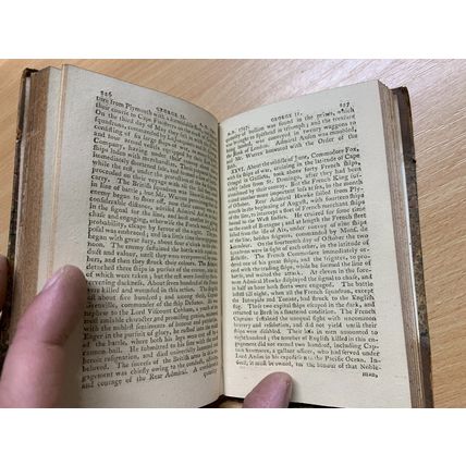 RARE* 1790 "HISTORY OF ENGLAND" T A LLOYD VOL 4 SMALL ANTIQUE BOOK (P3)