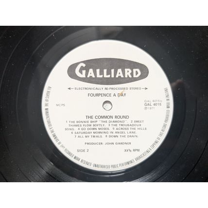 FOURPENCE A DAY The Common Round Folk Sound LP 1971 Galliard vinyl record UK