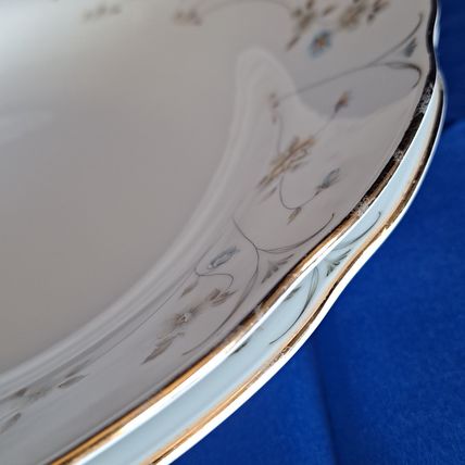 Vintage Lot 2 PREMIERE ME 212 BRIARWOOD Soup BOWLS China Salad 9" Scalloped