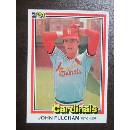 Two (2) John Fulgham Baseball Cards - See Pictures and Description Below